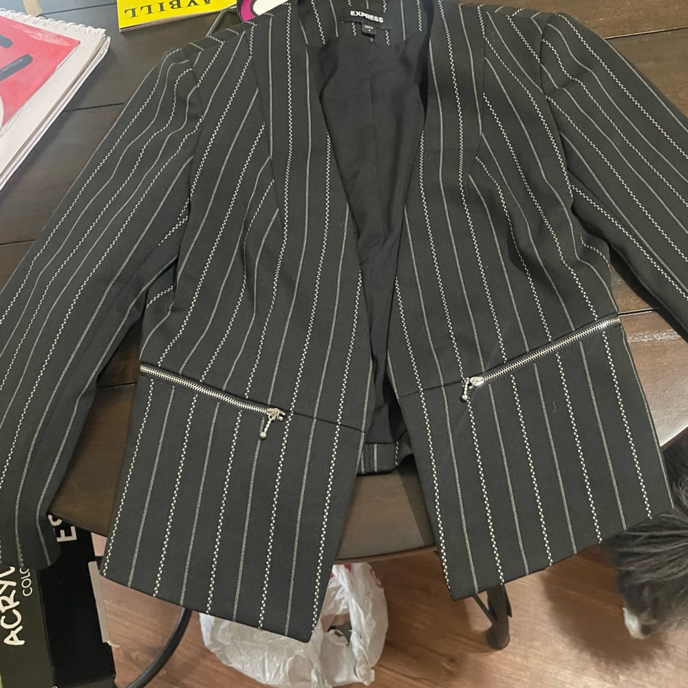 Express pinstripe blazer